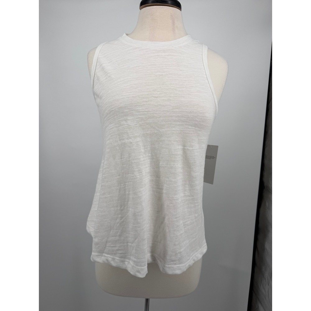 Zella Sleeveless White Tank Top